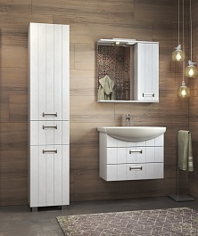 Vigo Мебель для ванной Diana 2-60 R подвесная белая – фотография-2